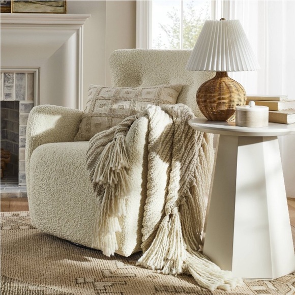 Natural Wicker Table Lamp Brown - Threshold designed with Studio McGee - Picture 3 of 5